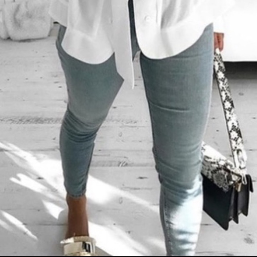 Grey denim